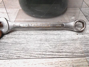 Llave combinada SK C14 7/16 pulgadas SAE aleación forjada hecha en EE. UU. - Imagen 1 de 8