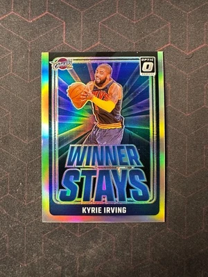 Tarjeta Donruss Optic #10 Kyrie Irving Winner Stays Silver Prizm Cavaliers 2024-25 Foto 1 de 2