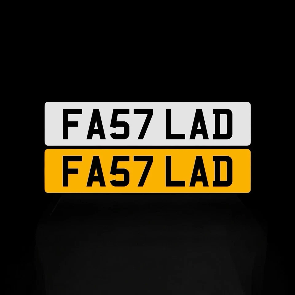 CHERISHED NUMBER READY FOR CHRISTMAS FA57 LAD FERRARI LAMBORGHINI ASTON MARTIN - Image 1 of 1