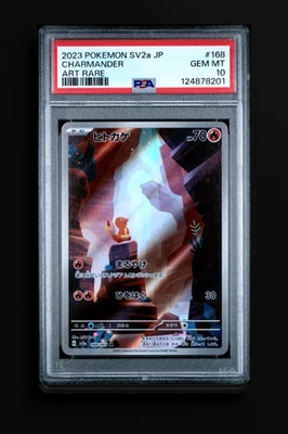 PSA 10 Charmander 168/165 Holo | Pokémon 151 Japanese SV2a - Image 1 of 2