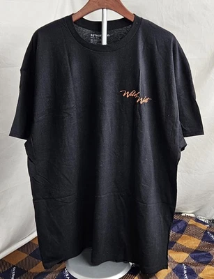 Camiseta para hombre retrofit Wild West gráfica talla 2XL negra Foto 1 de 4