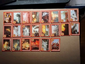 1981 K.F. Byrnes Fire Department Complete 22-Card Set NYFD Chicago FD - Bild 1 von 24