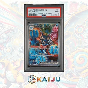 POKEMON 2025 PRISMATIC EVOLUTION PALAFIN EX SI RARE 151/131 PSA 9 - Picture 1 of 3