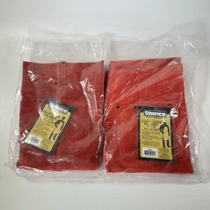 Lot Of 2 Stanco Welders Bib Aprons: 11 oz, Leather Size 24 x 36", 1 Pocket L236B - Picture 1 of 3