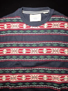 Mens Xl Weatherproof Holiday Sweater  100% Cotton - Picture 1 of 16
