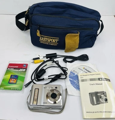 Polaroid I633 6.0MP Digital Camera  & Accessories- TESTED - Image 1 of 4