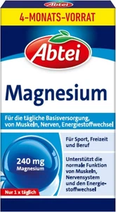 Abtei Magnesium Basisversorgung Muskeln Nerven glutenfrei laktosefrei 120Kaps - Bild 1 von 12