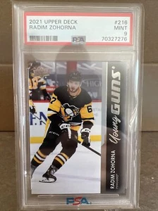 2021-22 Upper Deck Series 1 Young Guns Rookie Card #216 Radim Zohorna PSA 9 - Bild 1 von 3