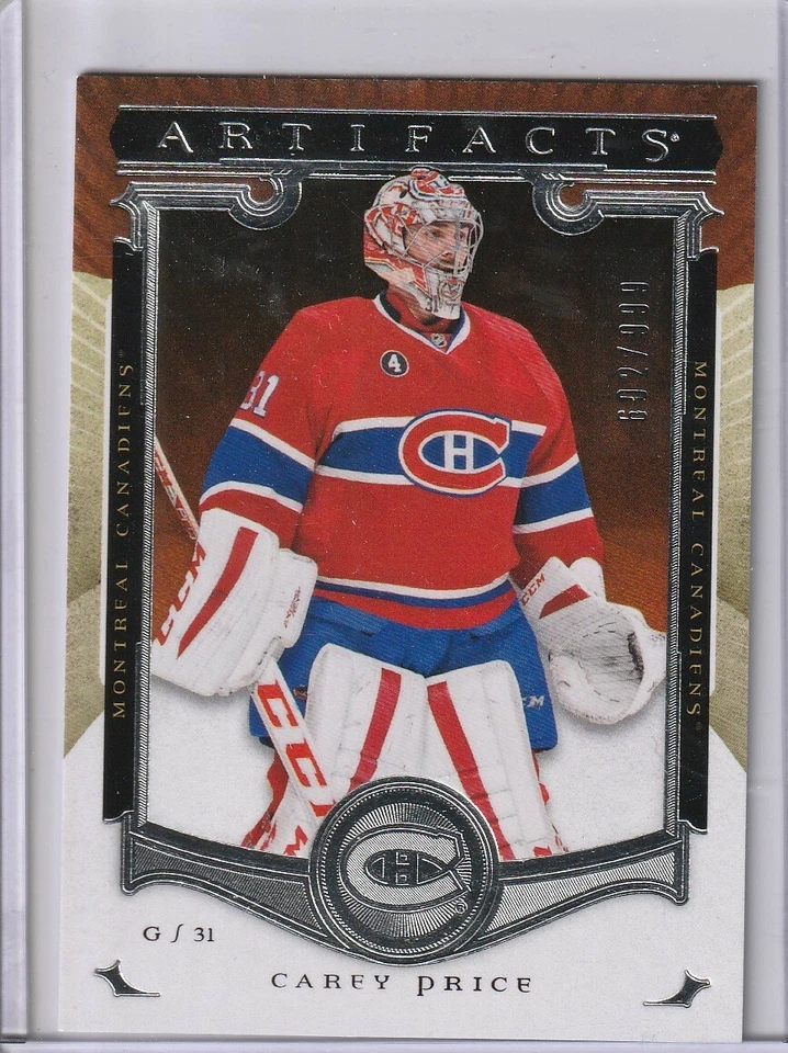 Carey Price 2015-16 Upper Deck Artifacts Silver Montreal Canadiens 602/999 - Image 1 of 1