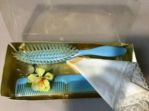 Vintage Marson Brushware Made In England Brush And Comb Set In Box - Picture 1 of 6