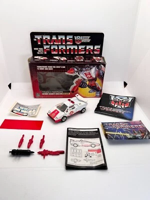 Transformers G1 Autobot Security Director ALERTA ROJA 1985 con CAJA 100% COMPLETA Foto 1 de 4