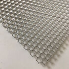 Aluminium Lochblech Streckgitter Hexagonal HV6-6,7,   500mm x 125mm x 1,5mm, Neu