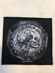 OFFICIAL LICENSED - SEPULTURA - QUADRA SEW ON PATCH METAL - Imagen 1 de 1