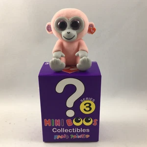 TY Beanie Boos Mini Boo CHERRY Pink Monkey Serie 3 Sammelfigur Spielzeug - Bild 1 von 2