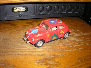 Kinsmart 1/32 Vintage VW Bug Volkswagen Classic Beetle Pull Back Action FOR PART - Picture 1 of 4