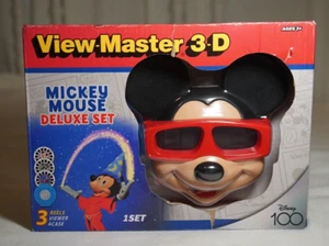 Disney Mickey Mouse Deluxe Set View Master Viewer New - Picture 1 of 9