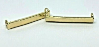 Nike AF1 Repuesto Encaje Etiquetas Zapato Insignia Fuerza Aérea Barra Dorada Bling Foto 1 de 4