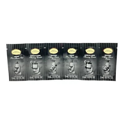 The Art of Shaving Prepare Pre-Shave Oil Unscented *LOT OF 6 SAMPLES* 0.1oz. ea - Image 1 of 2