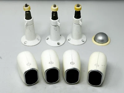 4 Netgear Arlo VMC3030 Wireless Security Camera ONLY (No Battery) w/ Mounts - Image 1 of 4