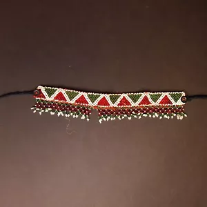COLLANA con perline BellyDance KUCHI tribale Afghanistan 811x6 - Foto 1 di 4