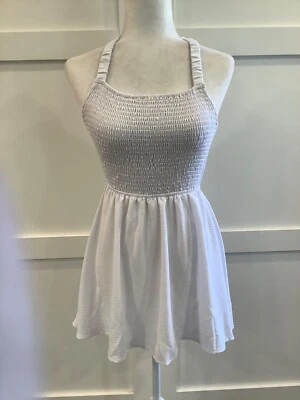 Just Quella Women’s White Cotton Sundress Size XXS - Image 1 of 4