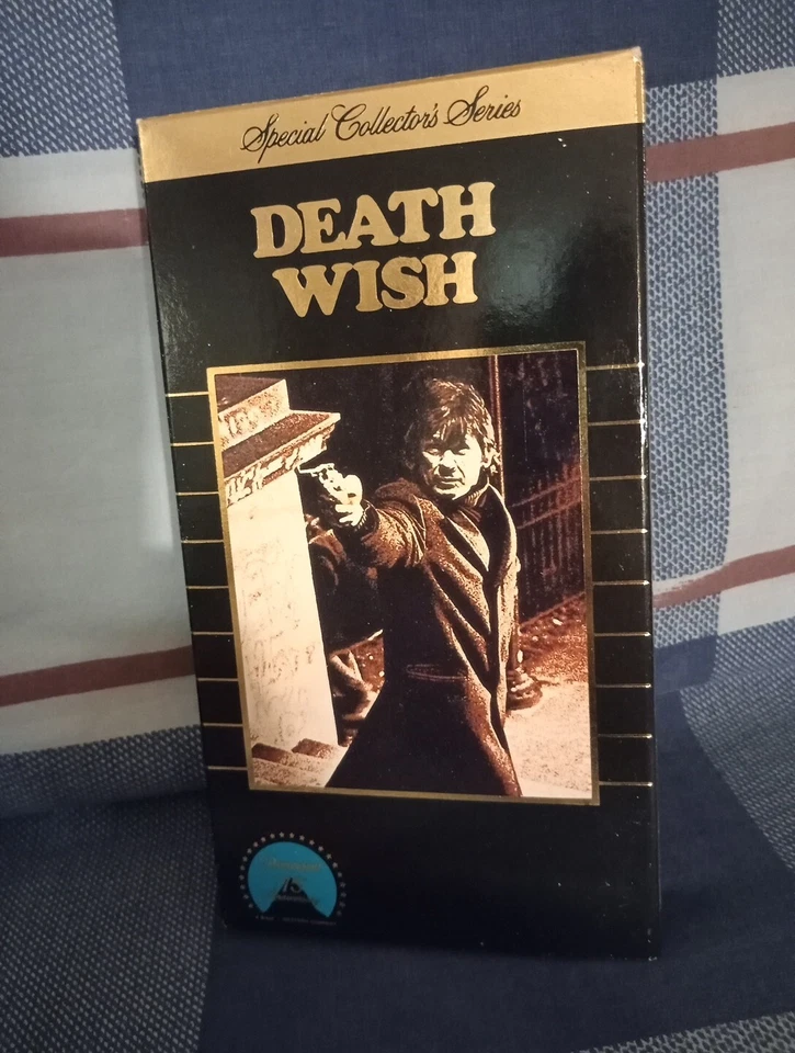 Death Wish VHS Charles Bronson Action Thriller Paramount Collector's Series - Image 1 of 1