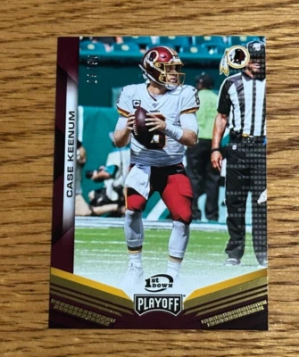 CASE KEENUM 2019 Panini Playoff #110 1st Down /99 - Image 1 of 2