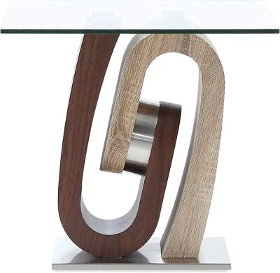 Global Furniture USA Global Furniture mesa final carvalho nogueira - sem base superior e inferior - Imagem 1 de 4