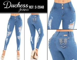 New Sexy Colombian Jean Buttlift levantacola Push Up Blue Free Shipping 2048 - Picture 1 of 5