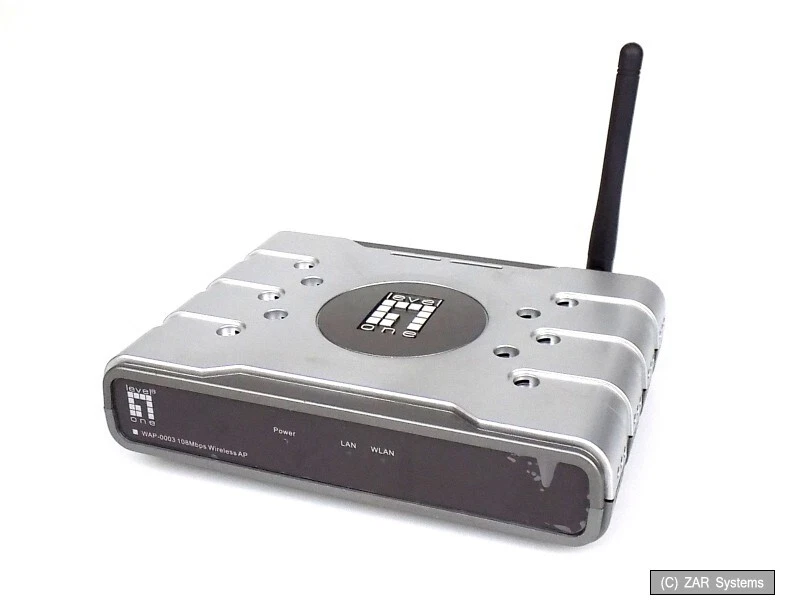 LevelOne WAP-0003 WLAN-G-Access-Point 54 Mbit/s 2 x RJ-45 (10/100 Mbit/s), Neuw. - Image 1 of 1