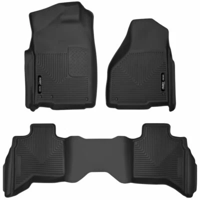 Husky 53628 X-Act Contour Floor Mats Liner for DODGE RAM 1500 2500 3500 Quad Cab - Image 1 of 4