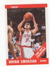 1990-91 UNLV RUNNIN' REBELS BASKETBALL - BRYAN EMERZIAN #7
