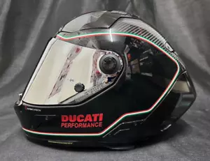 Nolan X804RS Asso Di Picche Carbon KOSTENLOSE DUCATI AUFKLEBER Motorrad X-Lite Helm - Bild 1 von 10