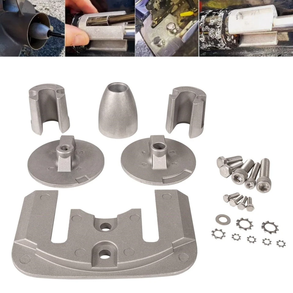 For Mercruiser Bravo 3 III Drives Sterndrives 2004+ Complete Aluminum Anode Kit - Image 1 of 4