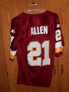 VTG TERRY ALLEN NWOT STARTER JERSEY SIZE 48 REDSKINS - Picture 1 of 2