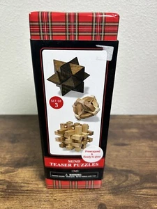 The Original Fun Workshop Mind Teaser Puzzles Game NEW IN BOX! Wrapped For Xmas - Picture 1 of 8