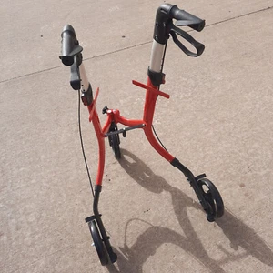 Vevor Rollator Walker Seniors Lightweight Foldable Adjustable 260 Lbs 8" Wheels - Picture 1 of 22