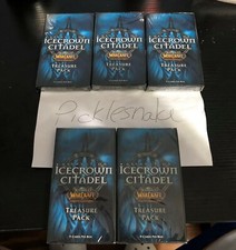 World Of Warcraft Tcg Sealed Icecrown Citadel Treasure 5 Pack Lot Mottled Drake?