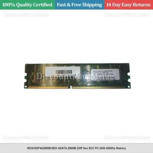 MDGVD6F4G2880B1E0H ADATA 256MB DDR Non ECC PC-3200 400Mhz Memory - Picture 1 of 1
