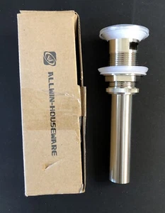 Bathroom Sink Faucet Vessel With Overflow Nickel - Picture 1 of 1