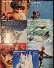Rare National Geographic WORLD Magazines-Jan 1977-June 1977, Dec 1977 ~ 7 Issues