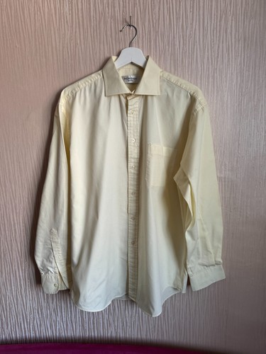 SAINT LAURENT (YSL) Camicia abito formale uomo Yves Saint Laurent tinta unita taglia 16