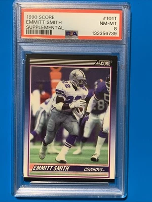 1990 Score - Rookie & Traded (Supplemental) Emmitt Smith #101T (RC)HOF - Image 1 of 2