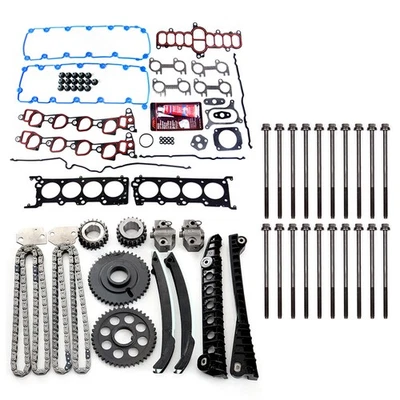 Timing Chain Kit Head Bolts Head Gasket Set For 1999 Ford F-350 Super Duty 5.4L - Изображение 1 из 4