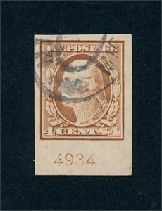 drbobstamps US Scott #346 Used Plate # Stamp Cat $17 - Picture 1 of 2