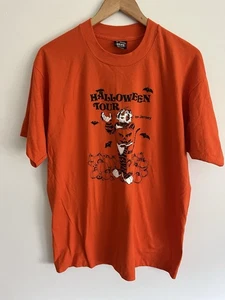 T-shirt vintage anni 80 Princeton Tigers Halloween Tour uomo XL schermo stelle arancione 50/5 - Foto 1 di 4