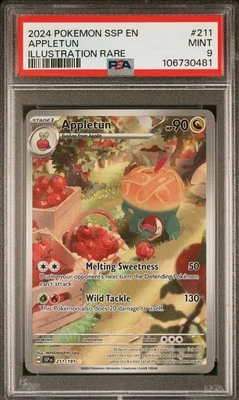 Appletun 211/191 Sv08: Surging Sparks Holo PSA 9 - Image 1 of 3