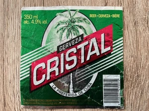 Etiketten, Cerverza, Cristal, Bieretiket - Bild 1 von 1