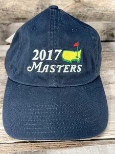 Cappello Masters Tournament 2017 Regolabile Blu Taglia Unica Golf Nuovo con etichette - Foto 1 di 8
