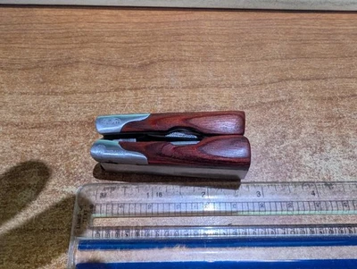 Cuchillo utilitario plegable Sheffield con mango de madera tamaño pequeño EXC Foto 1 de 4